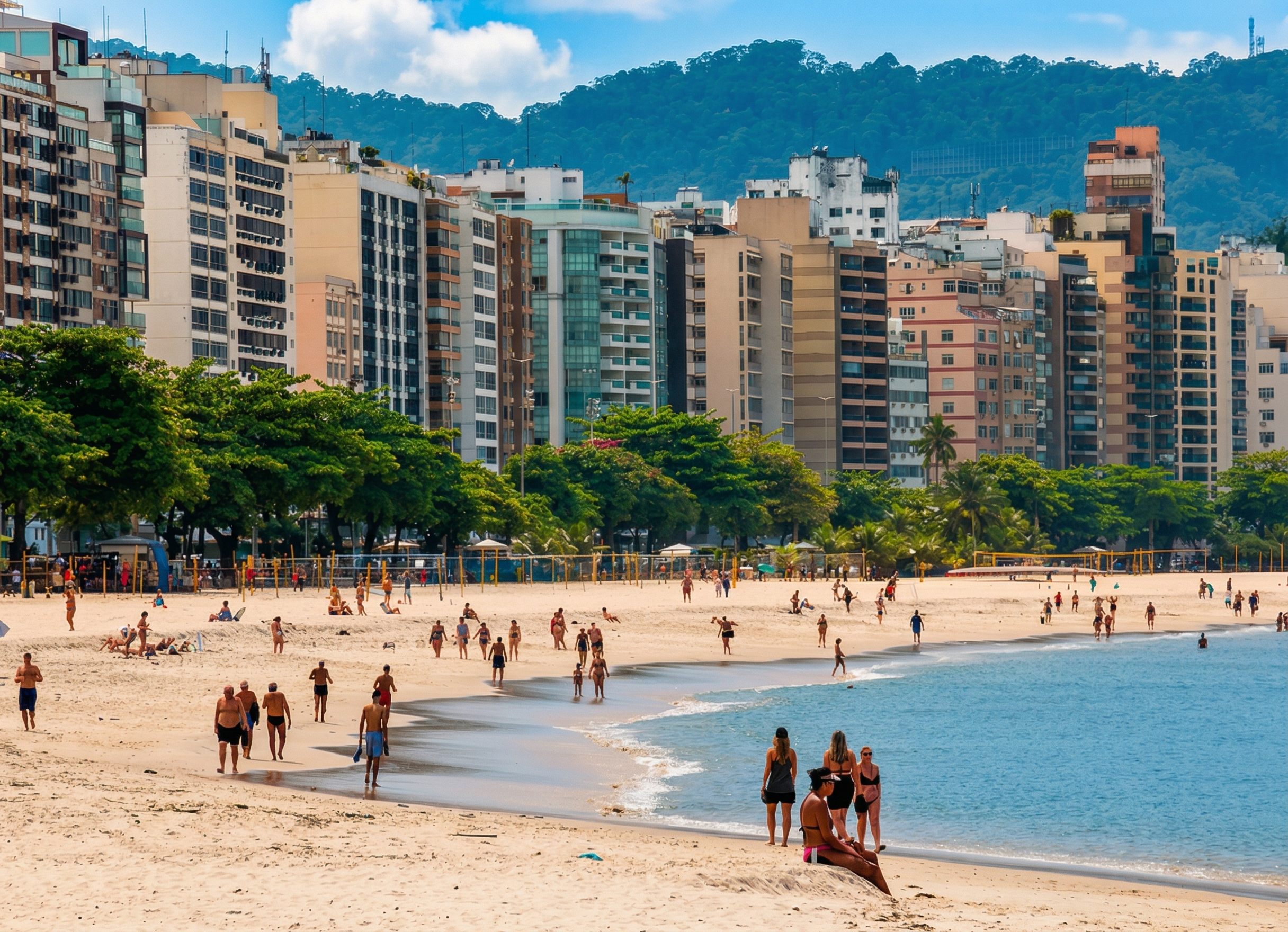 Panorama de Niterói com a Baía de Guanabara, representando a cidade inteligente